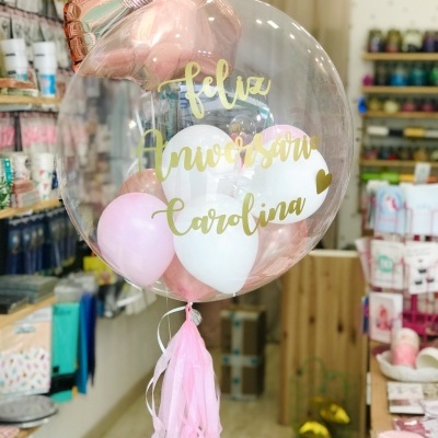 Balão Bubble + Número