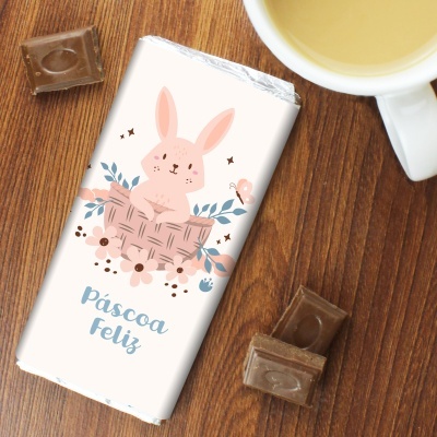 Chocolate da PÁSCOA - Coelhinho Rosa