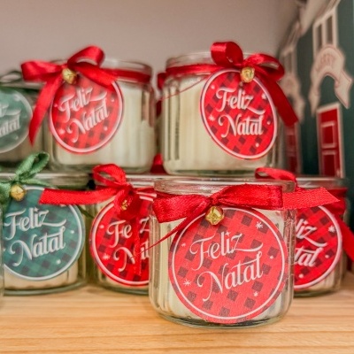 Mini Vela Feliz Natal