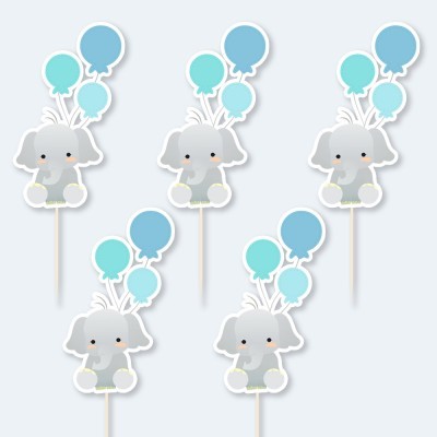 Topos de bolo - Elefante  IT'S A BOY