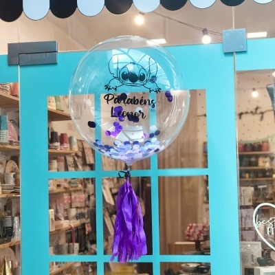 Balão Bubble Lilo & Stitch