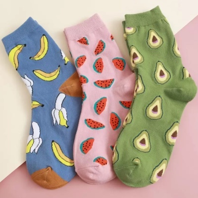 Meias Femininas de Frutas | Primavera e Verão