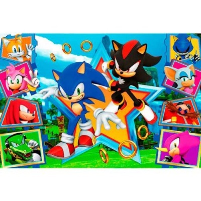 PUZZLE 100 Peças - Meet Sonic / SEGA Sonic The Headgehog