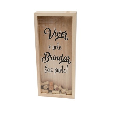 QUADRO DE ROLHAS / VIVER É ARTE