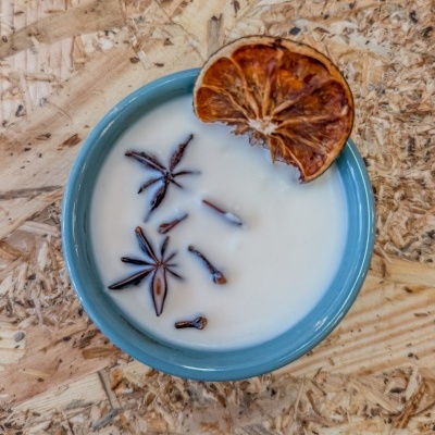 Vela Cerâmica Portuguesa Baunilha – Cera de Soja