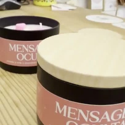 Vela MENSAGEM OCULTA