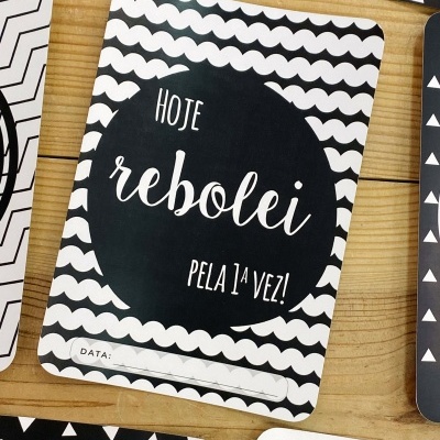 Cartões MILESTONE Baby - MONOCROMÁTICO