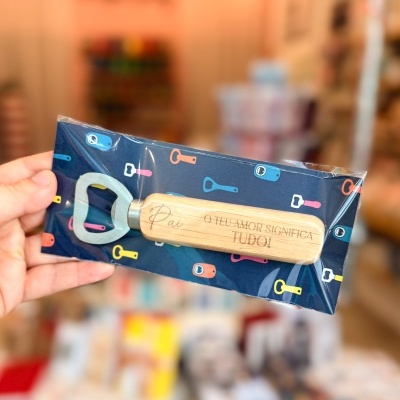 Box DIA DO PAI - Chocolate + Abre Caricas madeira