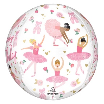 Balão Foil Orbz Bailarina