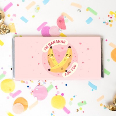 CHOCOLATE DIA DOS NAMORADOS - BANANAS