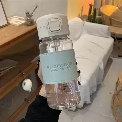 Garrafa de Água Desportiva 500ml | Portátil e Anti-fugas