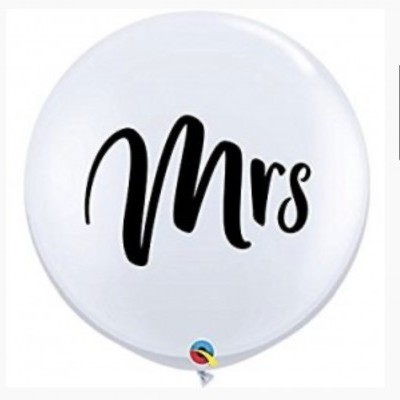 BALÃO GIGANTE MR & MRS