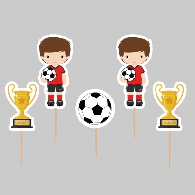 Topos de Bolo FUTEBOL
