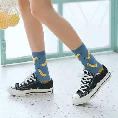 Meias Femininas de Frutas | Primavera e Verão