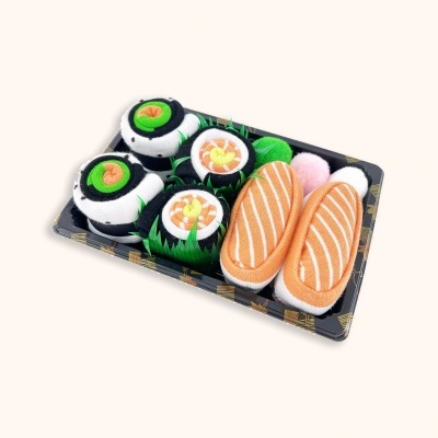 Conjunto 3 Pares de Meias Altas Sushi