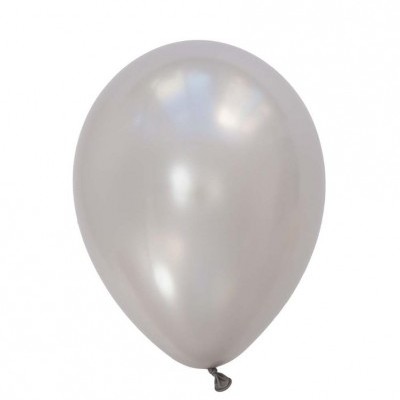 BALÕES LATEX PRATEADOS
