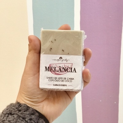 Sabonete Natural de Melancia – Leite de Cabra 100g