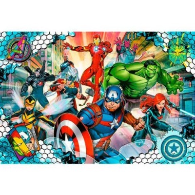 PUZZLE 100 PEÇAS - Famous Avengers / Disney Marvel The Ave