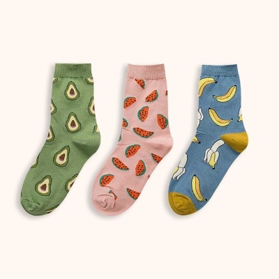Meias Femininas de Frutas | Primavera e Verão
