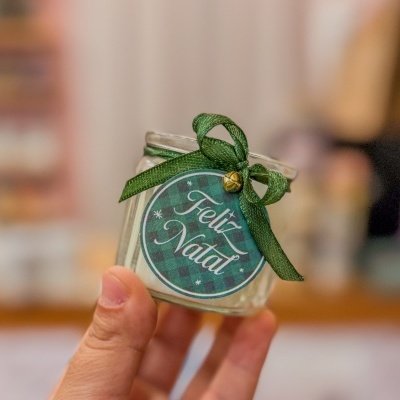 Mini Vela Feliz Natal