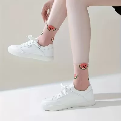 Meias Coloridas de Frutas e Vegetais