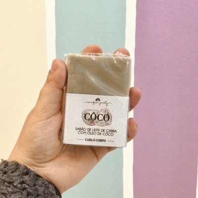 Sabonete Natural – Leite de Cabra ou Karité 100g