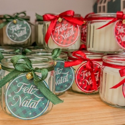 Mini Vela Feliz Natal