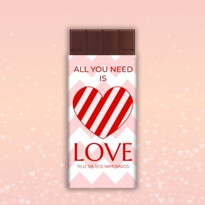 CHOCOLATE DIA DOS NAMORADOS LOVE