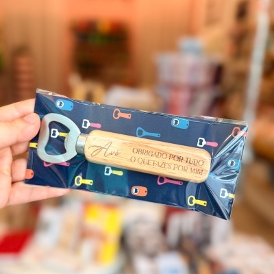 Box DIA DO PAI - Chocolate + Abre Caricas madeira