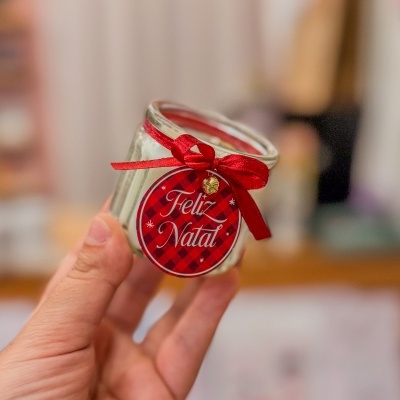 Mini Vela Feliz Natal