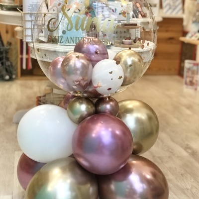 Torre com Balão Bubble Personalizado