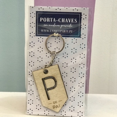 PORTA CHAVES MADEIRA – P de PAI