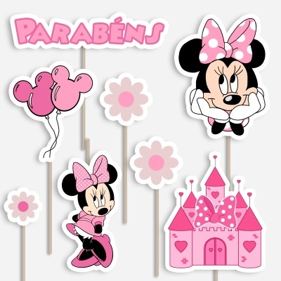 Topos de Bolo MINNIE