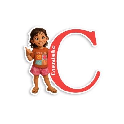 ETIQUETAS AUTOCOLANTES com figura e Nome