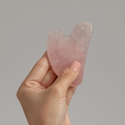 Rolo Facial e Gua Sha | Kit Anti-Aging para Massagem e Luminosidade