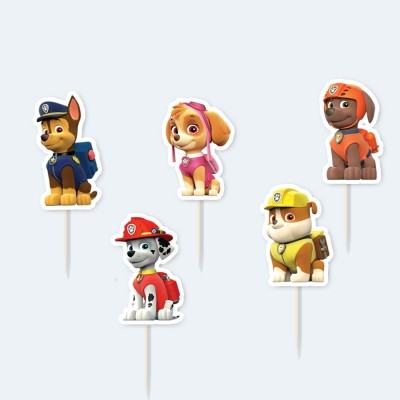 Topos de Bolo PATRULHA PATA SIMBOLOS