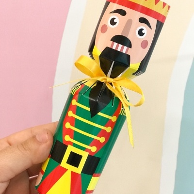 Cracker de Natal com Bombons de Chocolate – Design Sortido