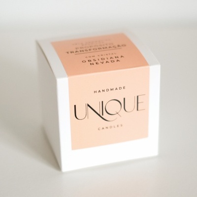 Vela do Propósito - Transformação com Cristal Obsidiana Nevada