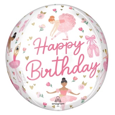 Balão Foil Orbz Bailarina