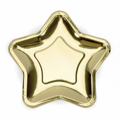 Pratos ESTRELA DOURADOS
