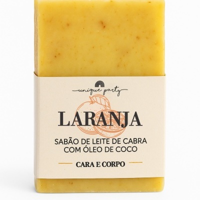 Sabonete Natural de Laranja – Leite de Cabra 100g