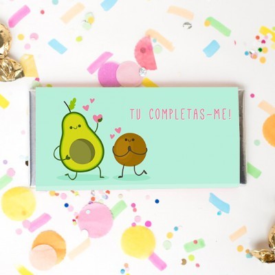 CHOCOLATE DIA DOS NAMORADOS - TU COMPLETAS-ME!