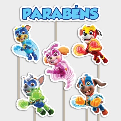 Topos de Bolo PATRULHA PATA FILME