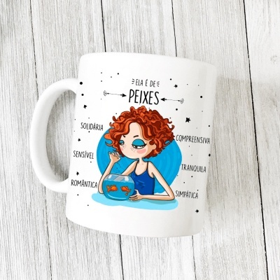 CANECA Ela é do signo PEIXES