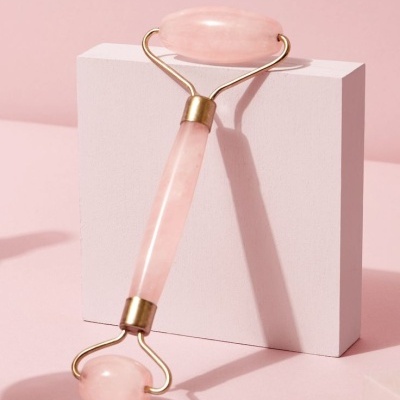 Rolo Facial e Gua Sha | Kit Anti-Aging para Massagem e Luminosidade