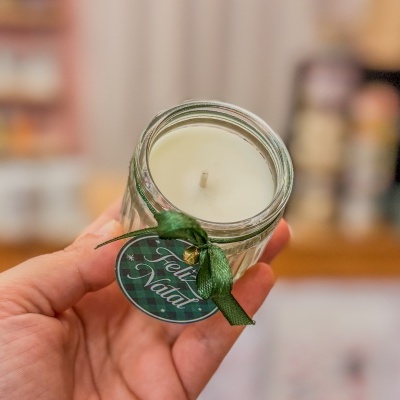 Mini Vela Feliz Natal