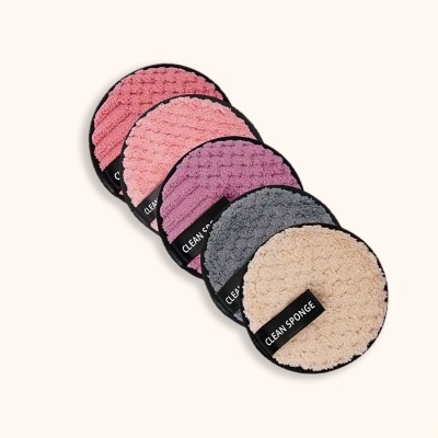 Pads Desmaquilhantes Reutilizáveis | Pack 5 Unidades Macios