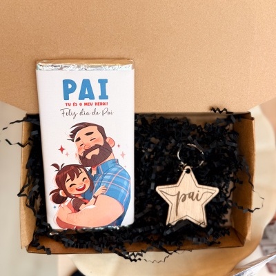 Kit Pai Especial – Porta-Chaves e Chocolate