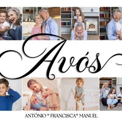 Quadro AVÓS - PERSONALIZADO COM FOTOS