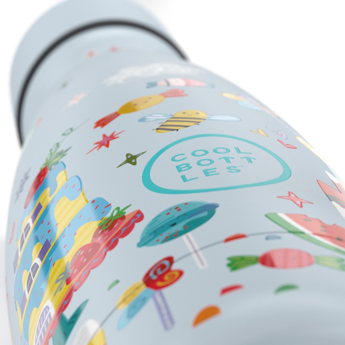 Garrafa térmica Cool Bottles Candy Land 350ml